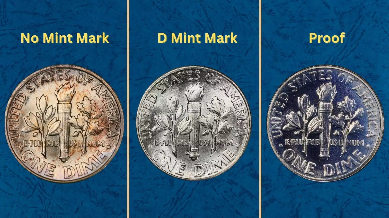 1961 Roosevelt dimes in original bank roll or historical mint facility circa 1961